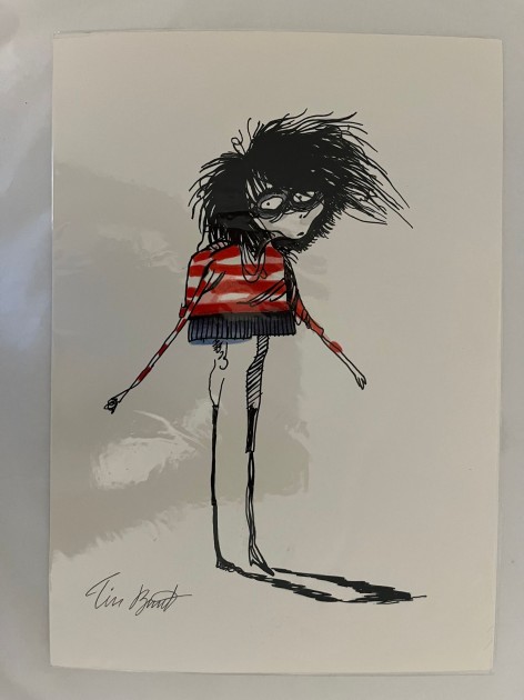 Drawing  (Autoportrait) by Tim Burton