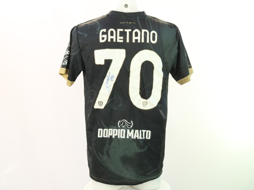 Gaetano's Signed Unwashed Shirt, Lazio vs Cagliari 2024