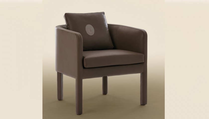 Maggy Leather Armchair by Trussardi Casa