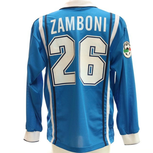 Zamboni's Match-Worn Shirt, Udinese vs Napoli 1998