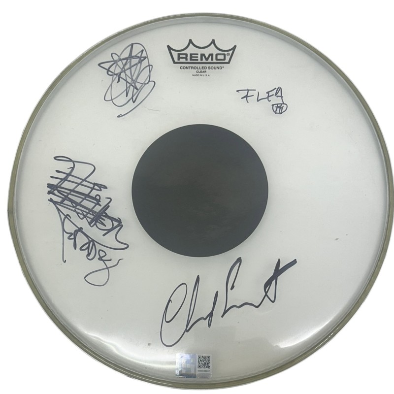 Red Hot Chili Peppers Signed Drumskin