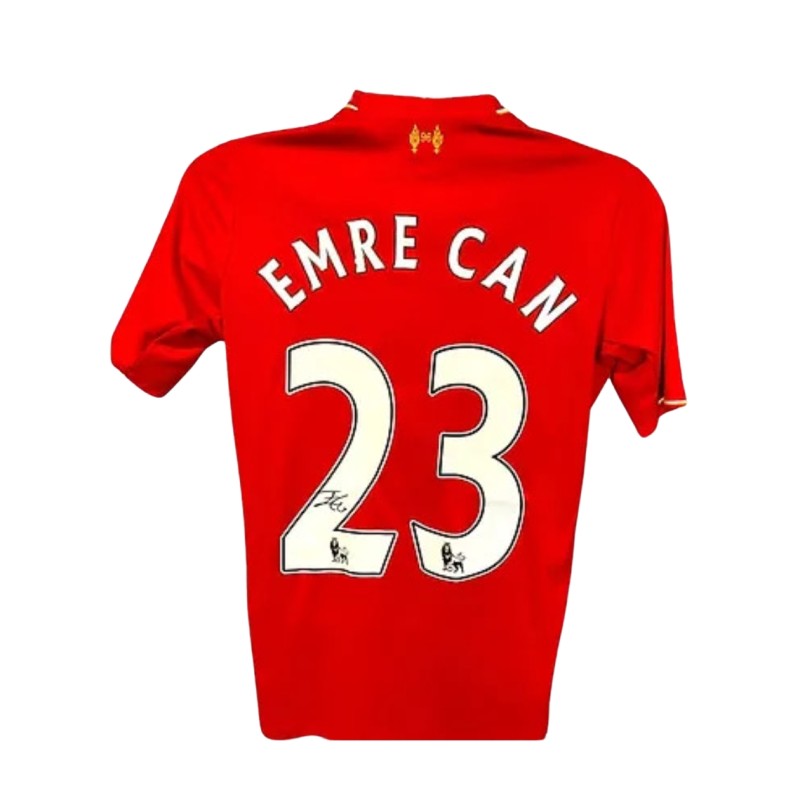 Maglia ufficiale firmata da Emre Can per il Liverpool 2015/16
