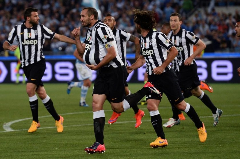 Chiellini's Juventus Match Shirt, TIM Cup Final 2015
