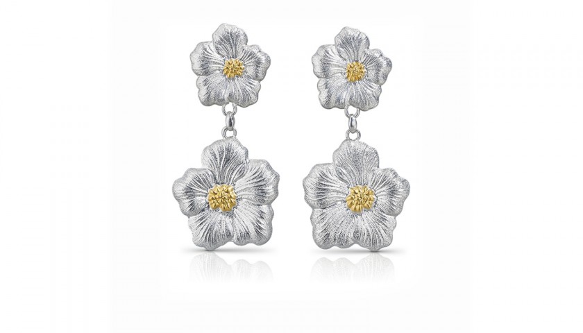Gardenia Dangle Earrings by Buccellati 