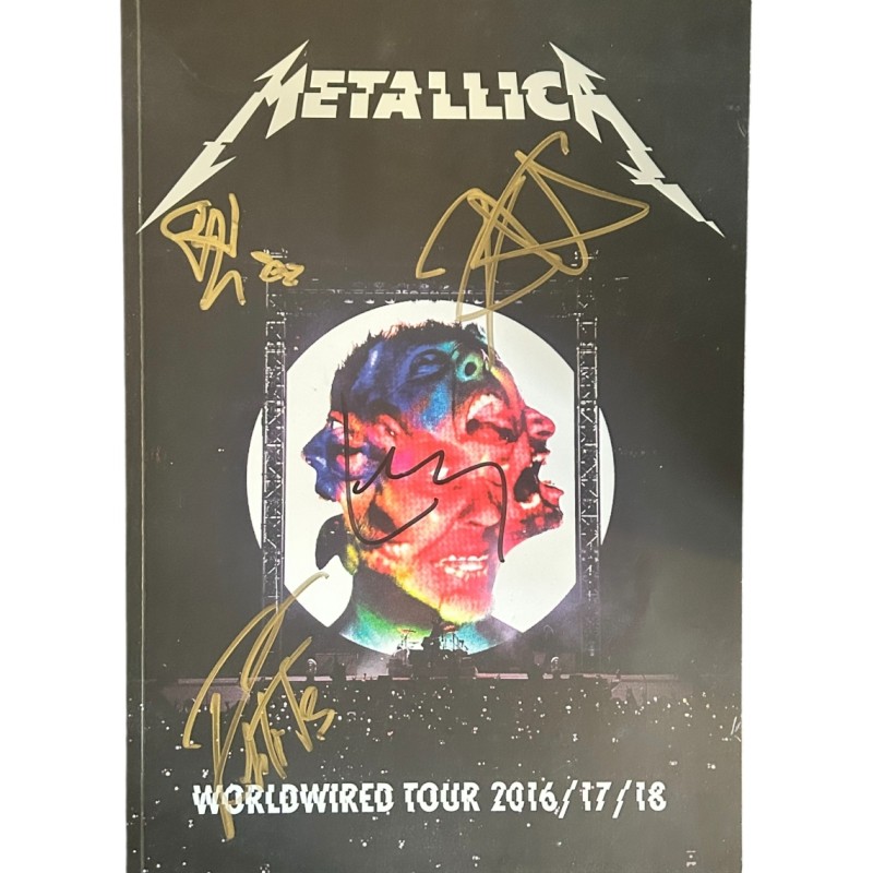 Metallica Signed Worldwired Tour Programme