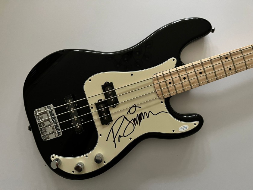 Paul Simonon of the Clash Signed Electric Bass Guitar