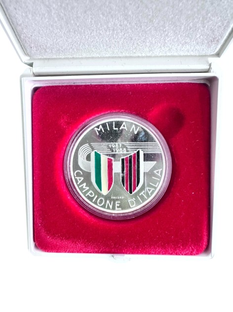 Milan's Official Commemorative Medal, Champions of Italy 1987/88