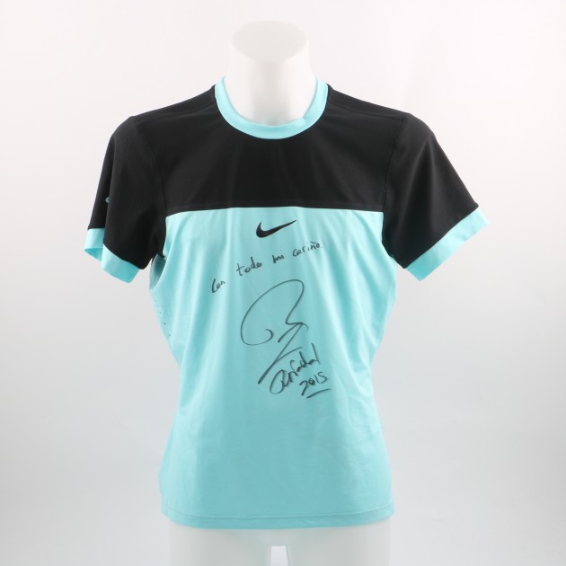 Signed and used Rafael Nadal T-shirt