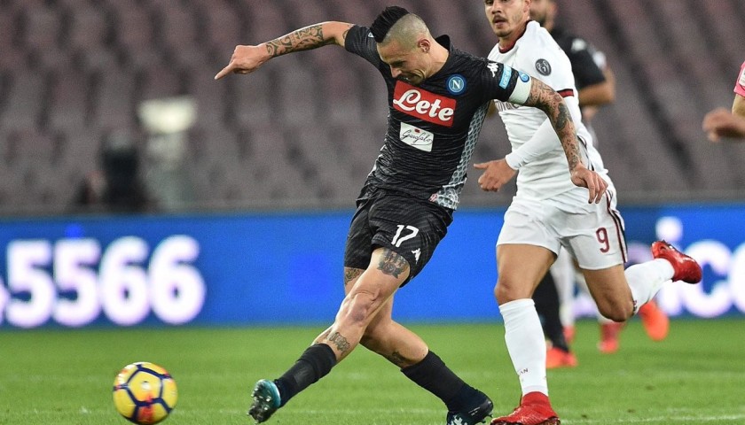 Hamsik's Match-Issued/Worn Napoli Shirt, Serie A 2017/18
