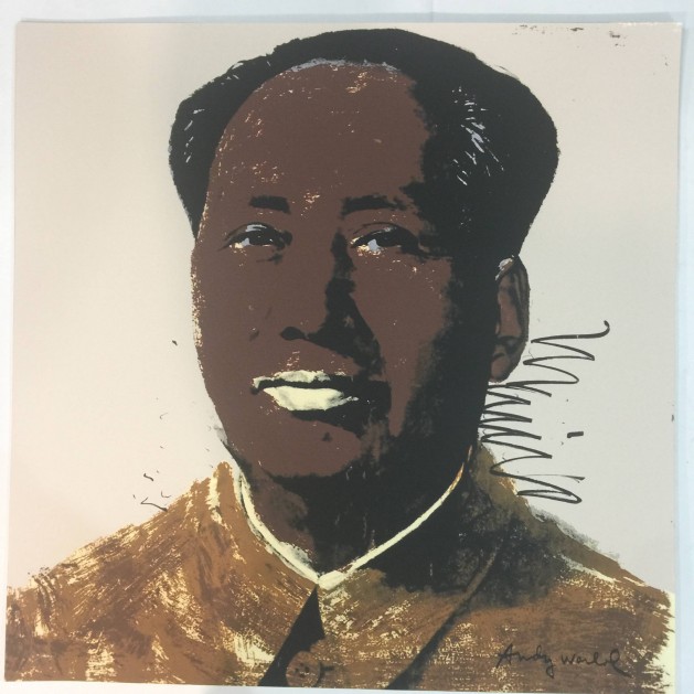 Andy Warhol Signed "Mao"