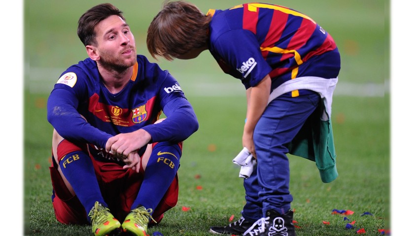 Messi's Barcelona Match Shirt, Copa del Rey Final 2016