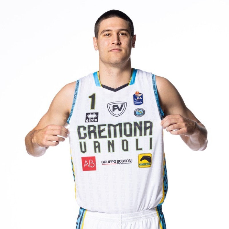 Completo Adrian Vanoli Basket Cremona 2023/24 - Autografato