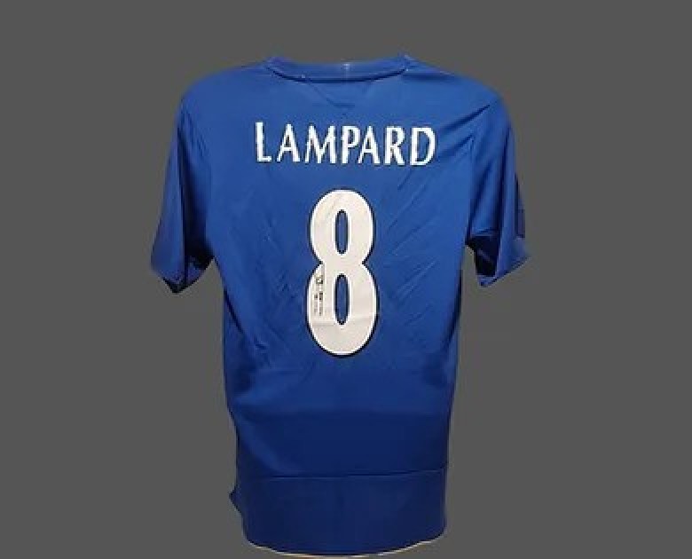 Frank Lampard's Chelsea FC 2005/06 Signed Replica Centenary Shirt