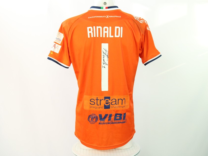 Maglia Rinaldi Unwashed Feralpisalò vs Pro Vercelli, 2024 - Autografata