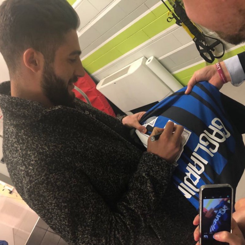 Maglia Ufficiale Gagliardini Inter, 2017/18 - Autografata