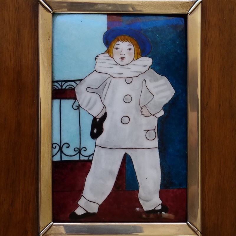 "Paul-Pierrot" Enamel Work by Pablo Picasso