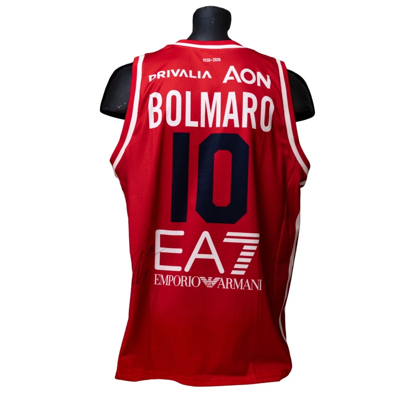 Leandro Bolmaro's Signed Match-Worn Jersey, Olimpia Milano vs Guerri Napoli 2026