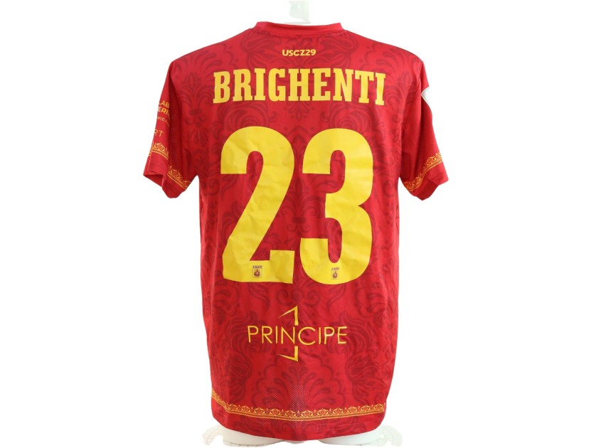 R - Brighenti's Match-Issued Shirt, Catanzaro vs Pisa 2025