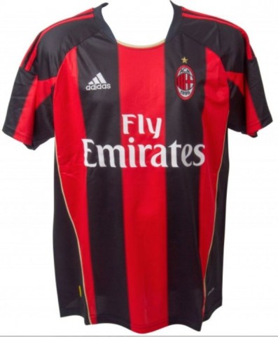 Ronaldinho Signed AC Milan Home Shirt