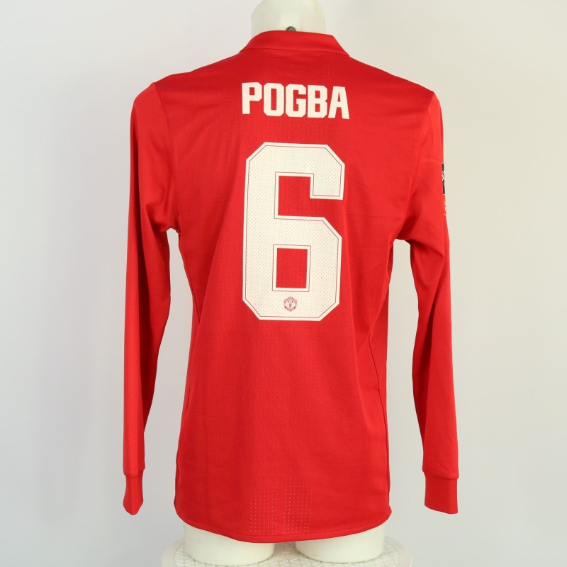 Pogba's Manchester United Issued Shirt, FA Cup 2017/18