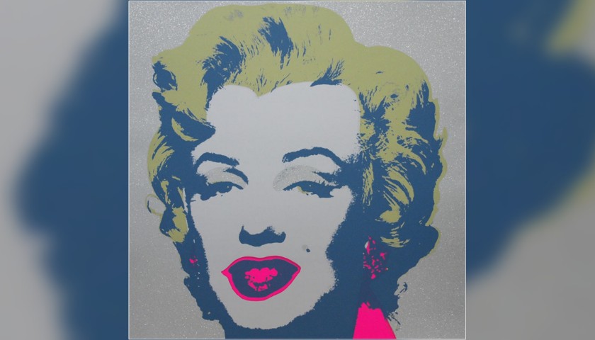 Diamond Dust Marilyn Monroe Print by Andy Warhol