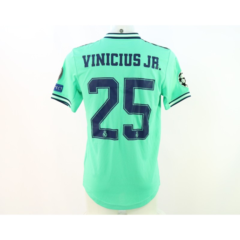 Vinicius' Real Madrid Match-Issued Shirt, UCL 2019/20