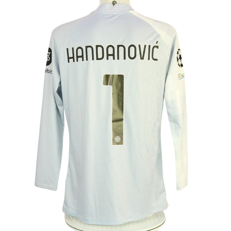 Handanovic's Inter Issued Shirt, UCL 2021/22