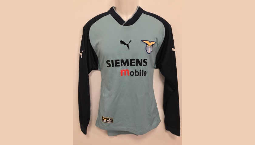 Negro's Lazio Worn Shirt, 2002/2003