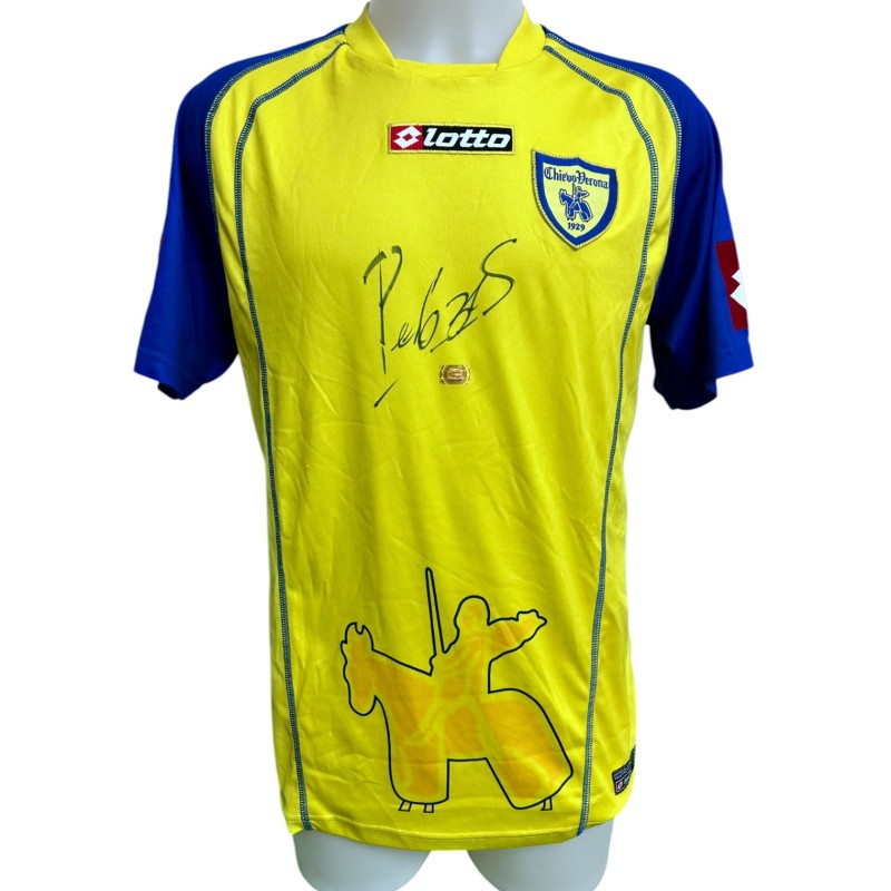 Pellissier's Chievo Verona Signed Official Shirt, 2005/06