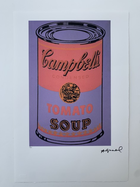 Andy Warhol "Campbell's" firmata