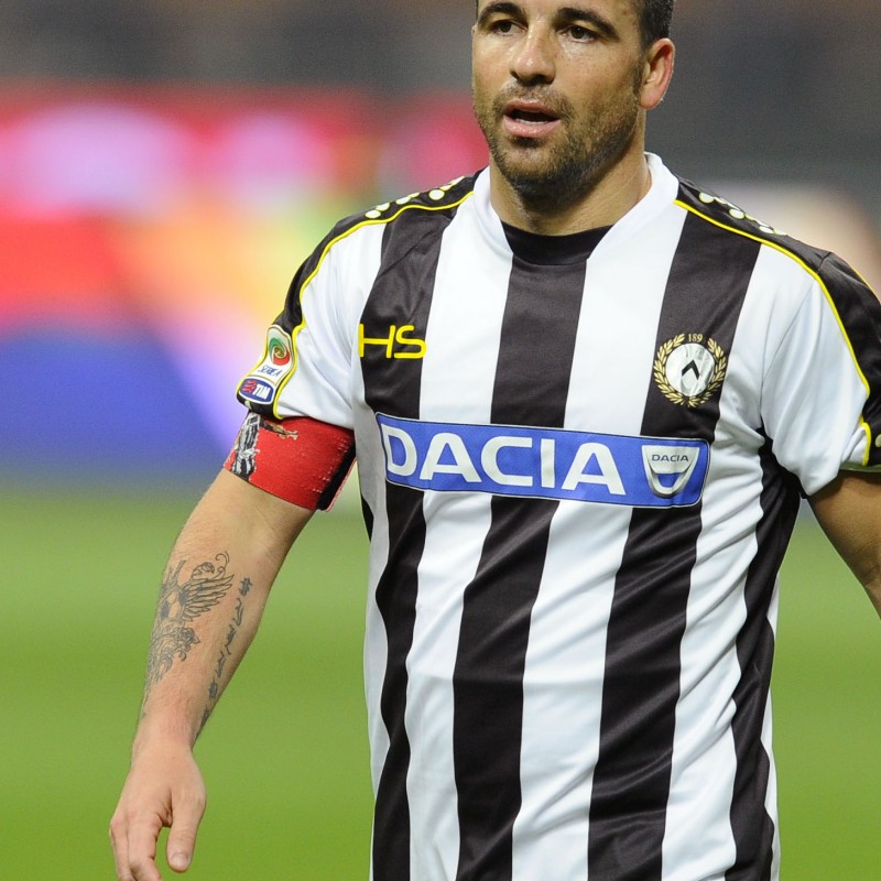 Di Natale Udinese match issued/worn shirt, Serie A 2014/2015 - signed