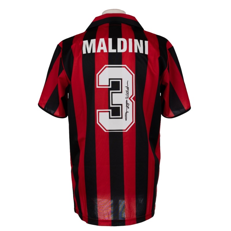 Paolo Maldini's AC Milan 1997/98 Signed Shirt