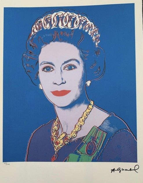 Andy Warhol Signed "Queen Elizabeth" 