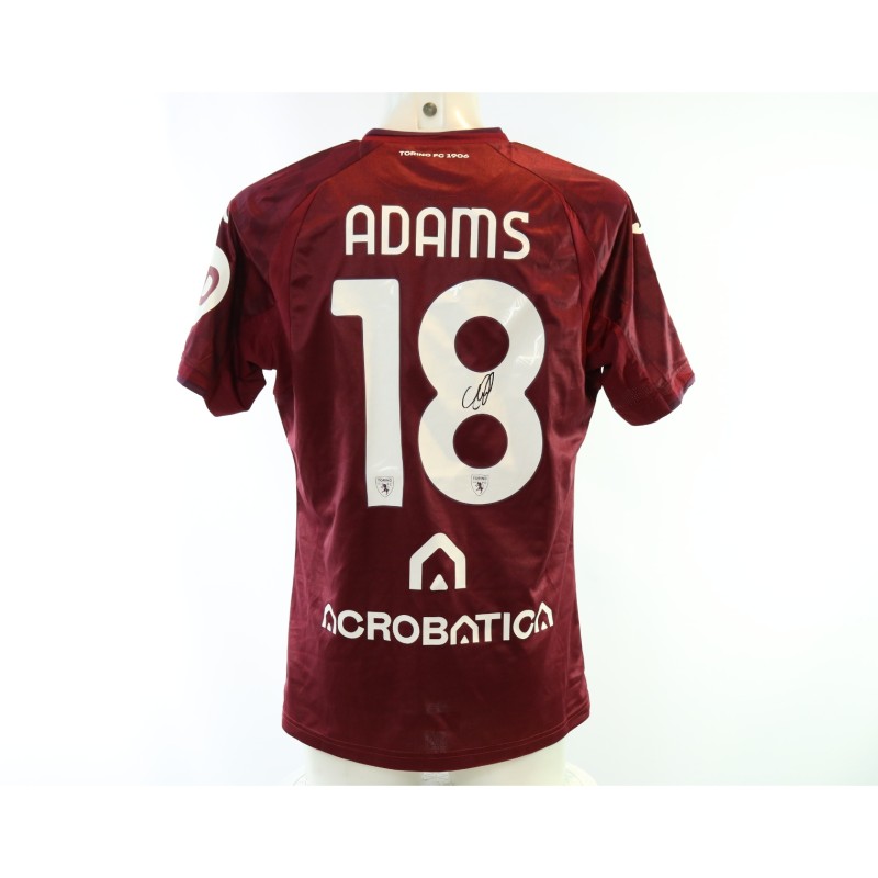 Adams' Torino vs Napoli Signed Unwashed Shirt, 2024