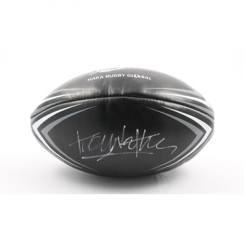 Official All Blacks Rugby Ball Signed by Troy Nathan