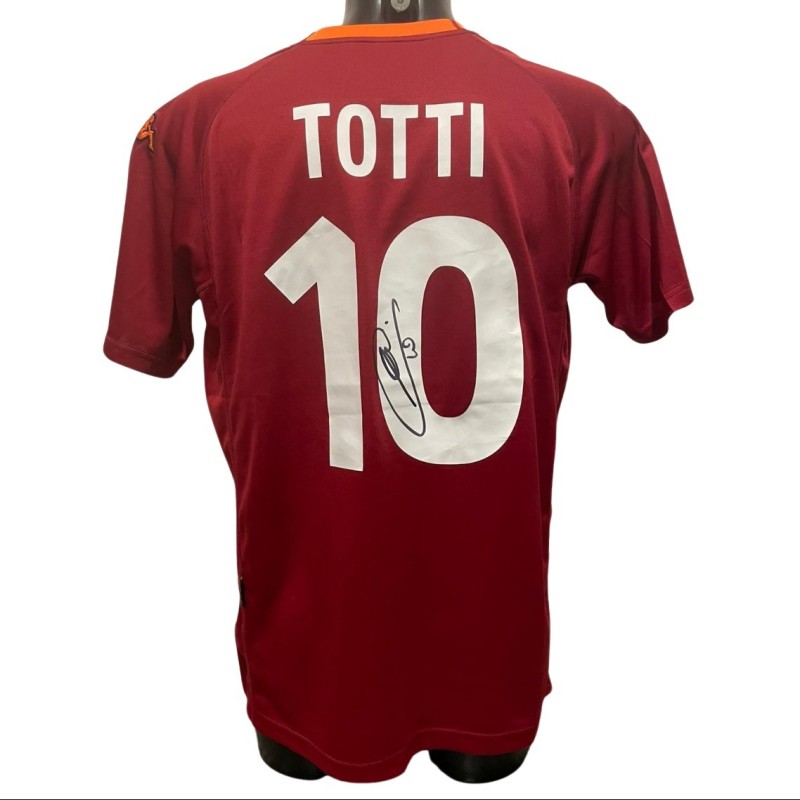 Maglia replica Totti Roma, 2000/01 - Autografata con video prova