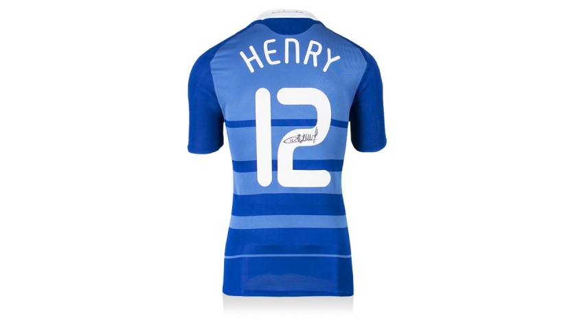 Thierry Henry France 2008-09 Signed Shirt