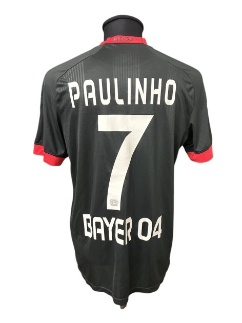 Paulinho's Bayer Leverkusen Issued Shirt, 2020/21