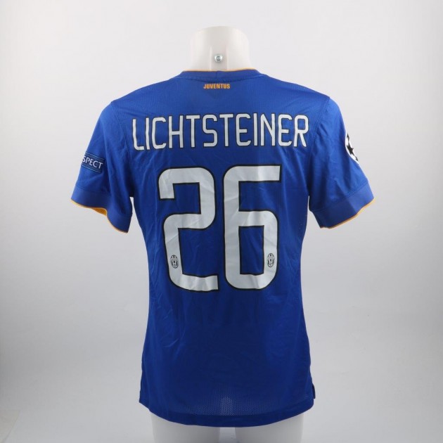 Lichtsteiner issued/worn Juventus shirt, C.League 2014/2015