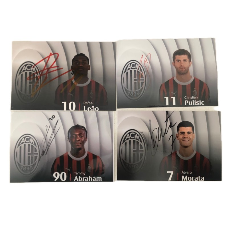 Set Photographs Signed by Milan Players