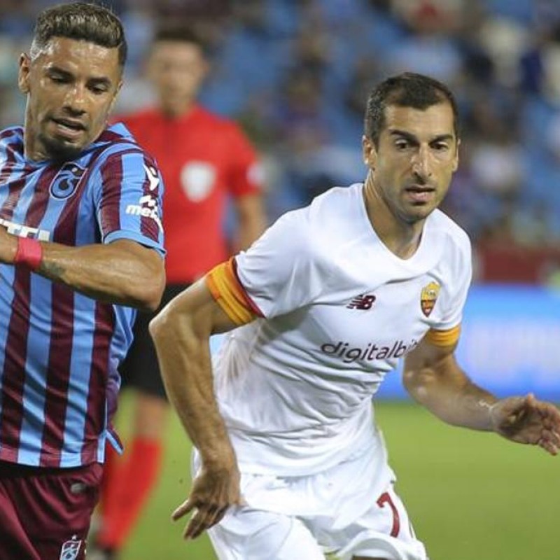 Mkhitaryan's Worn Shirt, Trabzonspor-Roma 2021
