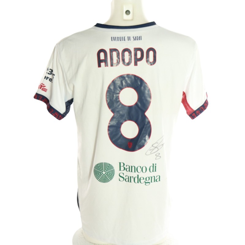 Maglia Adopo Unwashed Pisa vs Cagliari, 2026 - Autografata