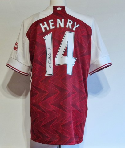 Thierry Henry's Arsenal Signed Shirt