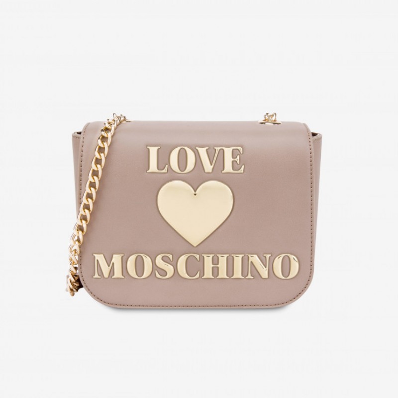 "Padded Shiny Heart" Moschino Bag