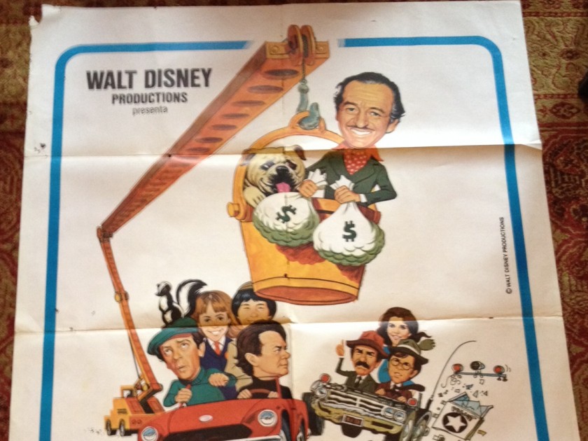 La gang della spider rossa – Walt Disney – manifesto originale 1976
