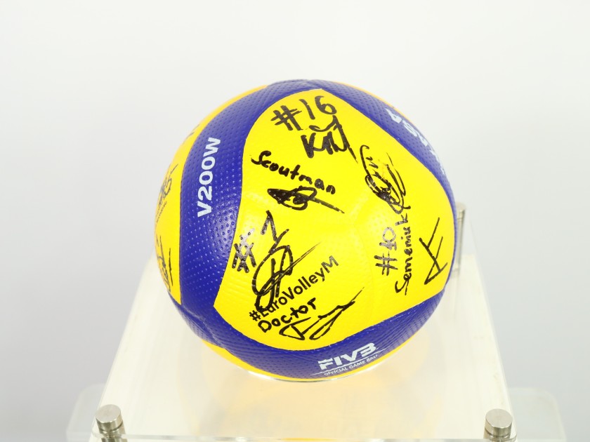 Official Ukraine ball at Eurovolley 2023 autographed by the Men's National Team 