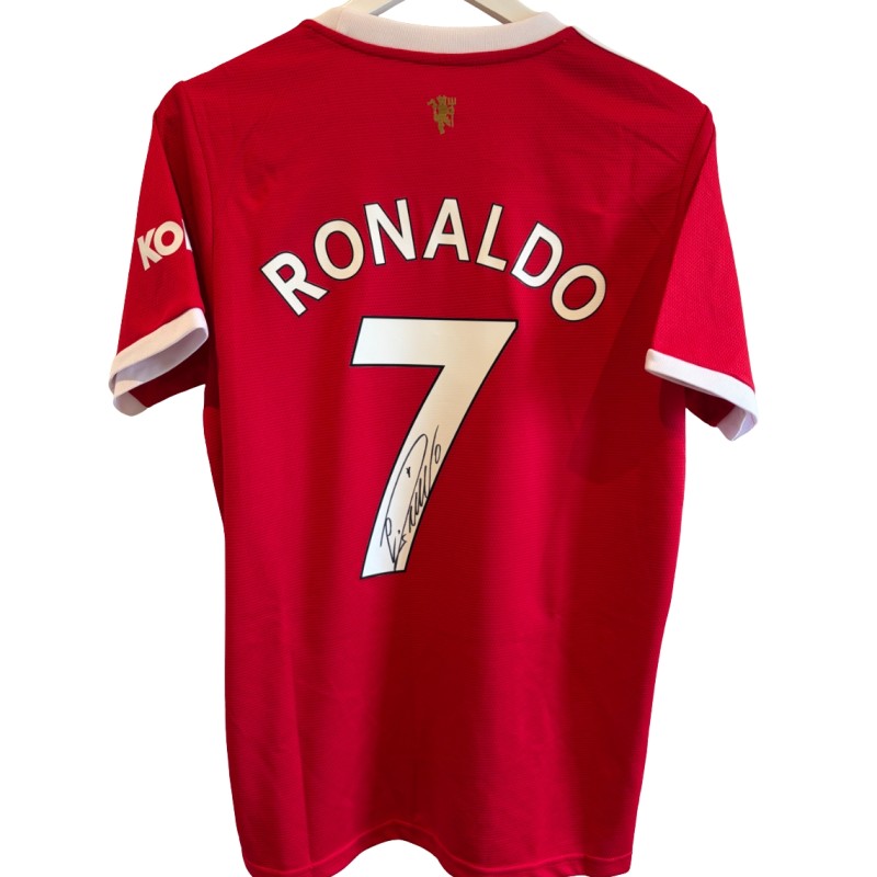 Cristiano Ronaldo's Manchester United 2021/22 Signed Shirt 