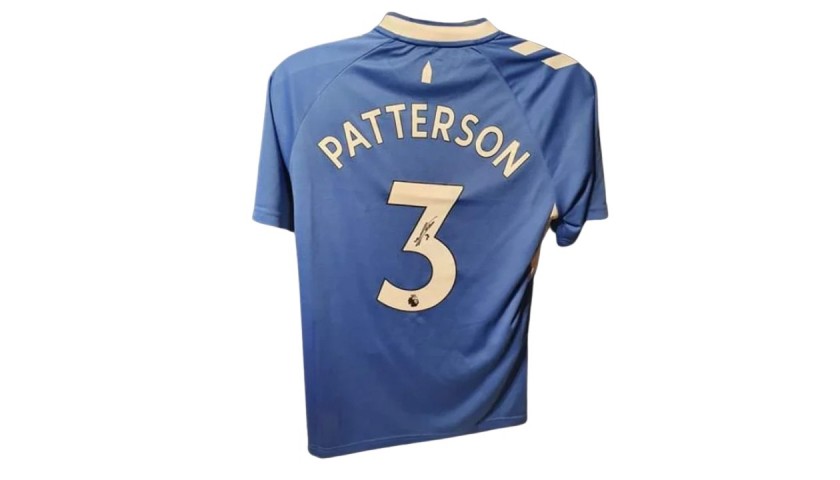 Nathan Patterson Autographed Rangers FC Away football shirt 20/21