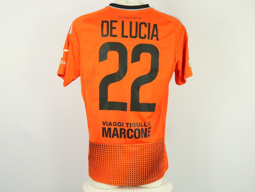 De Lucia's Unwashed Signed Shirt, Virtus Entella vs Fermana 2024 