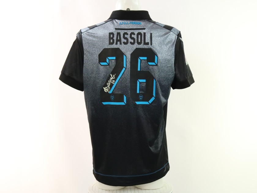 Maglia Bassoli unwashed Virtus Entella vs SPAL 2025 - Autografata